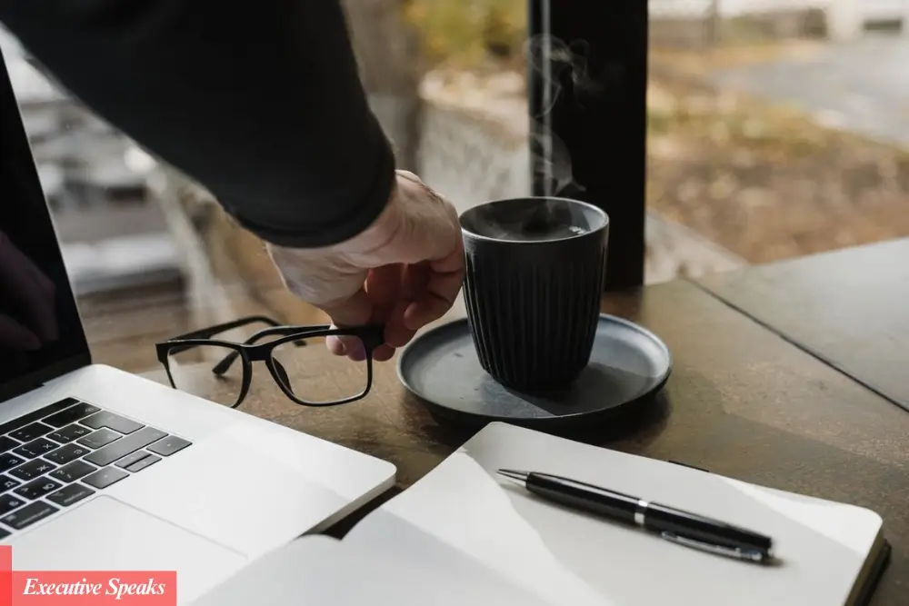 CEO following a structured morning routine to enhance focus and leadership effectiveness