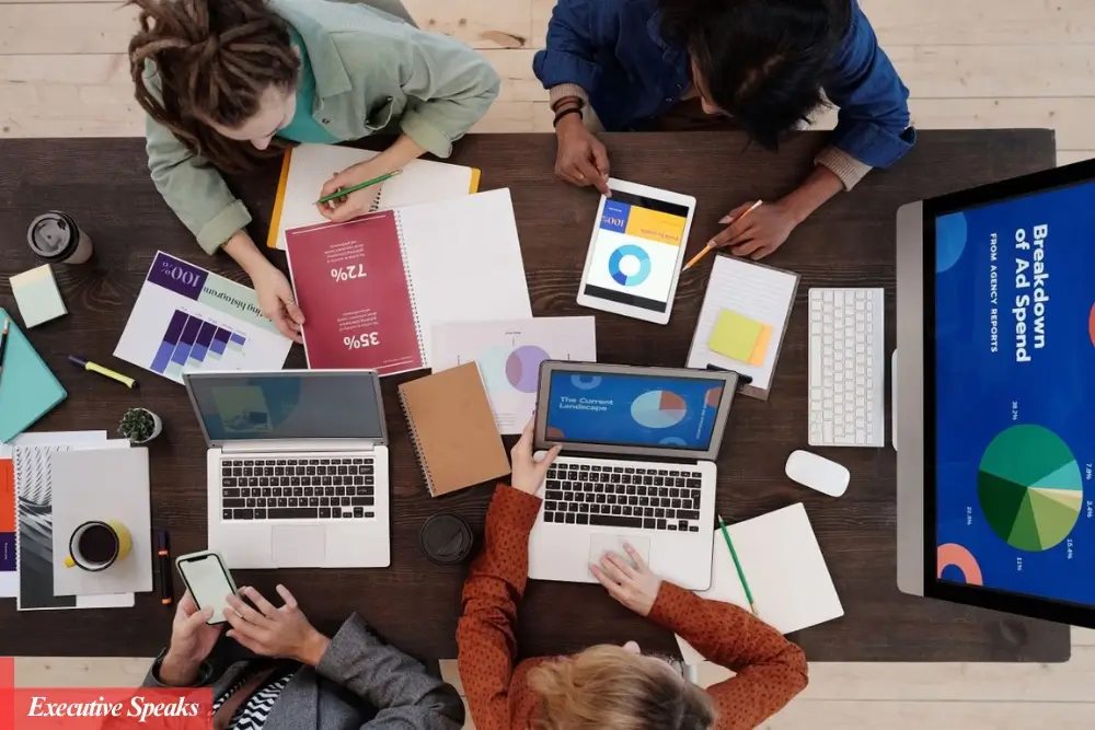 Digital advertising platforms showing targeted campaigns driving business growth across search and social media