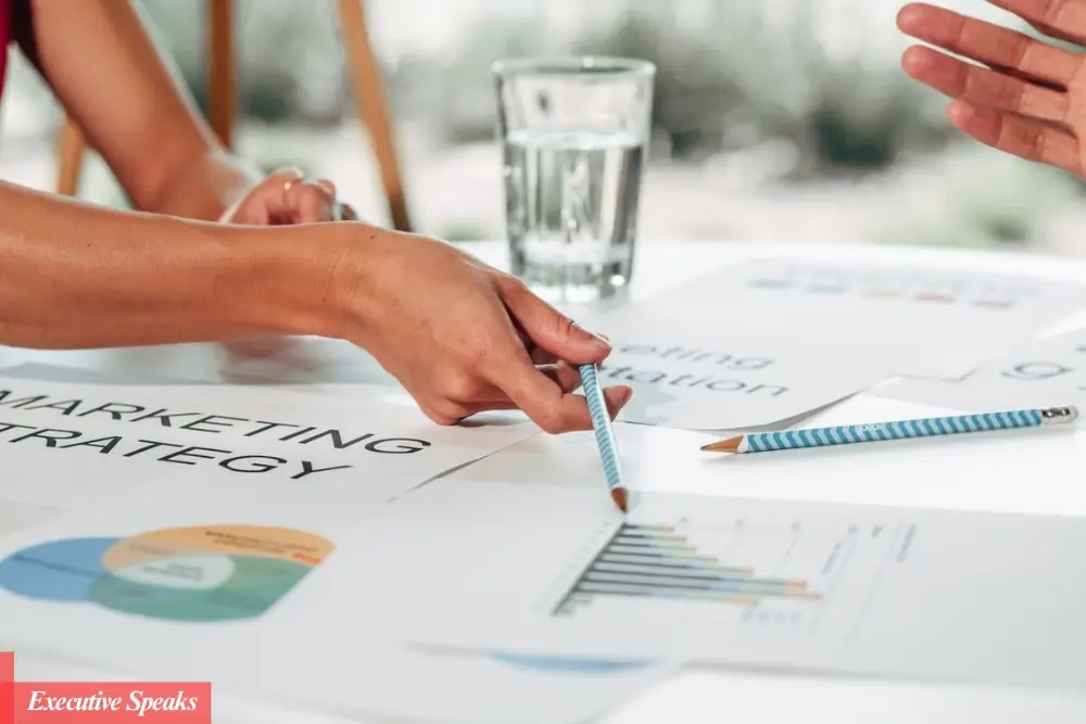 Marketing and branding strategy session focused on business growth and customer engagement