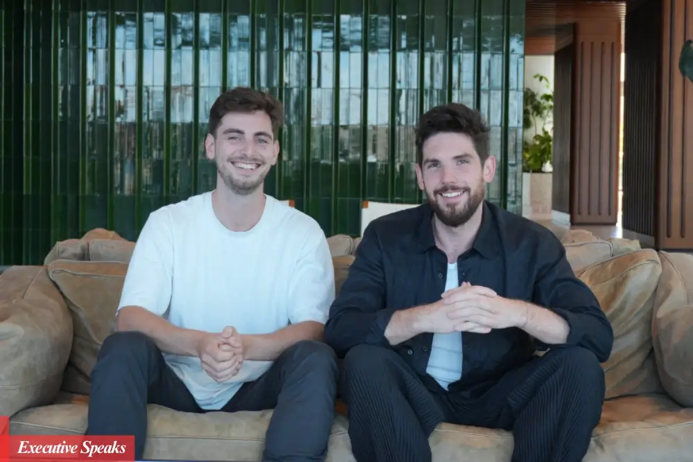 Build AI infrastructure planning startup founders James Stirrat-Ellis and Ben McClusky with data centre project visualization